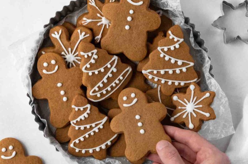 Gingerbread Cutout Cookies - The Hungry Kitchen